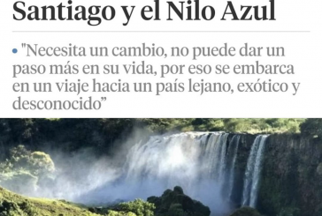 “Santiago y el Nilo Azul” un viaje por tierras etíopes que la escritora publica en La Vanguardia.