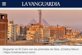 El faraónico Gran Museo Egipcio, nuevo reportaje de la foto escritora en La Vanguardia
