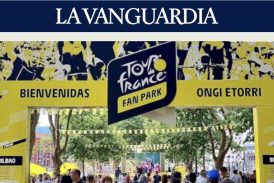 La escritora publica en La Vanguardia un nuevo reportaje con motivo de la salida del Tour de Francia desde Bilbao