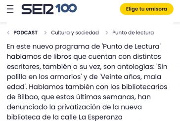 Cristina Maruri en 'Hoy por Hoy' de la Cadena SER hablando de sus últimos libros